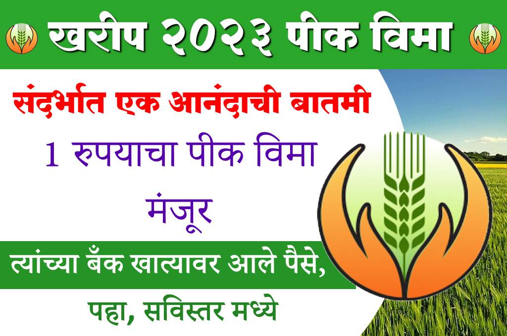 kharip pik vima 2023 claim settled in bank account soyabean